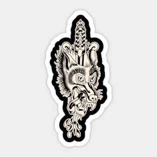 Wolf Killer Sticker